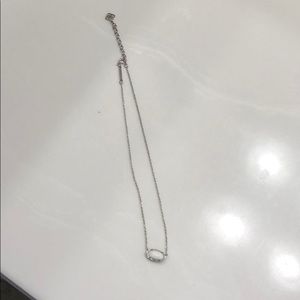 Kendra Scott White and Silver Necklace